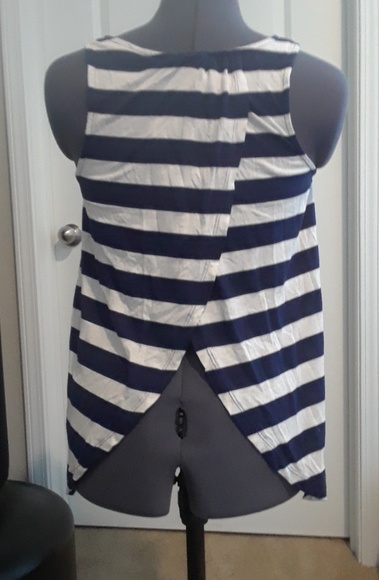 Open back striped shirt - Picture 4 of 5